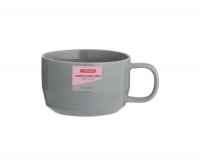 Typhoon Cafe Concept Dark Grey 400ml Cappuccino Mug