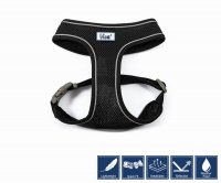 Ancol Comfort Mesh Black Dog Harness - 34-45cm