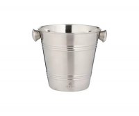 Viners  Barware 1L Silver Single Wall Ice Bucket