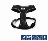 Ancol Comfort Mesh Black Dog Harness - 28-40cm