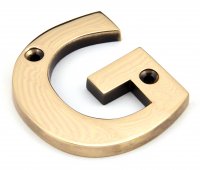 Polished Bronze Letter G