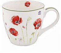 Lesser and Pavey Poppy Field Breakfast Mug