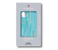 Victorinox Swiss Army Knife Swiss Card Nailcare - Ice Blue Translucent