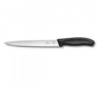 Victorinox Swiss Classic Filleting Knife with Flexible Blade - 20cm Black