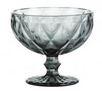 Ravenhead Gemstone Smoke Footed Sundae Glass