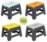 Wham Small Folding Step Stool - Assorted Colours