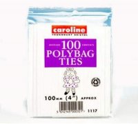 Caroline Polythene Bag Closures x100