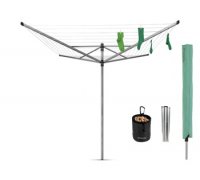 Brabantia 50m Lift-O-Matic Washing Line with Ground Spike