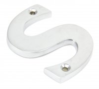 Satin Chrome Letter S