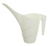 Whitefurze 1.5L Indoor Watering Can - White