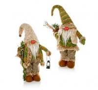 Premier Decorations 50cm Standing Rustic Gnomes - Assorted