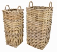 Manor Reproductions Rattan Baskets Marriott (Set of 2)