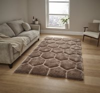 Think Rugs Noble House NH30782 Beige - Various Sizes