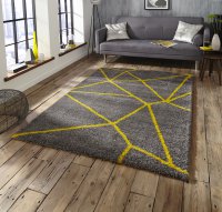 Think Rugs Royal Nomadic 5746 Grey/Yellow - Various Sizes