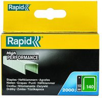 Rapid 140/10 10mm Galvanised Staples Pack of 2000