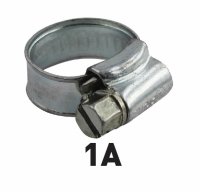 Faithfull 1A Hose Clip - Zinc MSZP 22 - 30mm