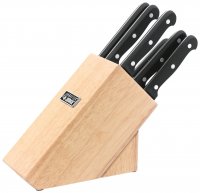 Sabatier & Judge IV Range 7 Piece Knife Block Set - Wood