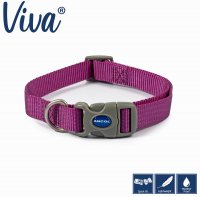 Ancol Adjustable Purple Dog Collar - Large