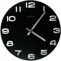 Acctim Mika Wall Clock - Black