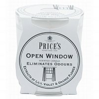Price's Fresh Air Scented Candle Jar - Open Window