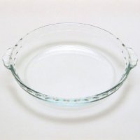 Pyrex 9" Fluted Dish with Handles