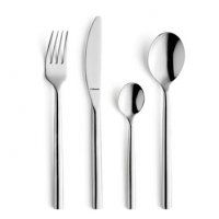 Amefa 18/0 Stainless Steel Modern Cutlery - Carlton 16pc Set