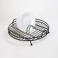 Delfinware Circular Dish Drainer - Black