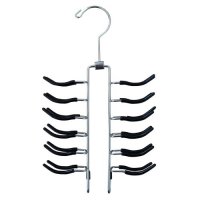 Tie Hanger 24 Non-slip Bars & Swivel Hook