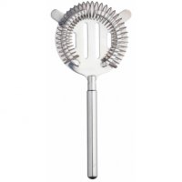 BarCraft Luxe Lounge Stainless Steel Cocktail Strainer