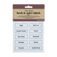 Home Made Vinyl Spice Labels Pack of Fifty
