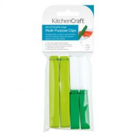KitchenCraft Bag Clips Assorted Sizes (Set of 6)