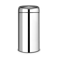 Brabantia Touch Bin Recycle 2x20 Litre in Brilliant Steel