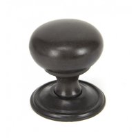 Aged Bronze Mushroom Cabinet Knob 38mm