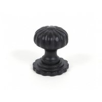 Black Flower Cabinet Knob - Large