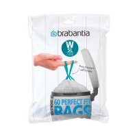 Brabantia NewIcon 5L Bin Liners Dispenser Pack 60 Bags - Size W