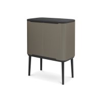 Brabantia Bo 11+23 Litre Touch Bin in Platinum