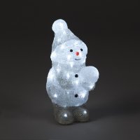 SnowTime Acrylic Character 31cm - Standing Snowman
