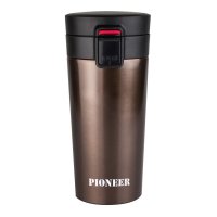 Grunwerg Vacuum Coffee Mugs Coffee Tumbler with Lock Brown