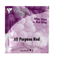 Young's Ubrew All Purpose Red Wine Yeast Sachet 5g