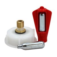 Young's Ubrew CO2 Injector System 2" - Cap/Valve & 2 x 8g Bulb