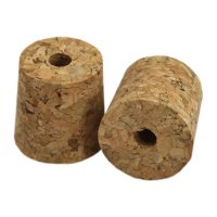 Young's Ubrew Cork Bung 1 Gallon Size Bored (Pack of 2)