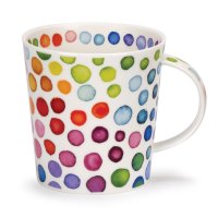 Dunoon Cairngorm Shape Fine Bone China Mug - Hot Spots