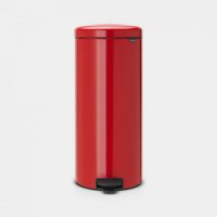 Brabantia Newicon 30 Litre Pedal Bin in Passion Red