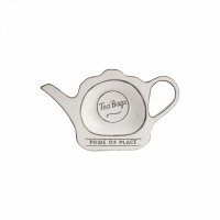 T & G Pride of Place Tea Bag Tidy - White