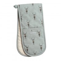 Sophie Allport 100% Cotton Double Oven Glove - Highland Stag
