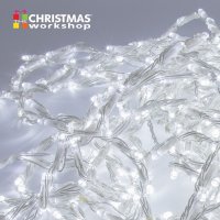 The Christmas Workshop Waterflow Curtain Chaser Lights 240 LED - White