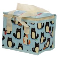 Puckator Woven Cool Bag Lunch Box - Feline Fine Cat