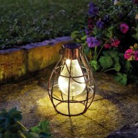 Smart Garden Solar Eureka! Firefly Bronze Lantern Small