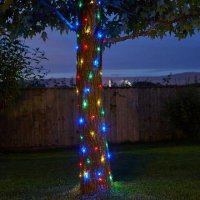 Smart Solar Firefly String Lights 100 LED Multicoloured