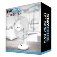 Lloytron "Stay Cool" 12" Desk Fan